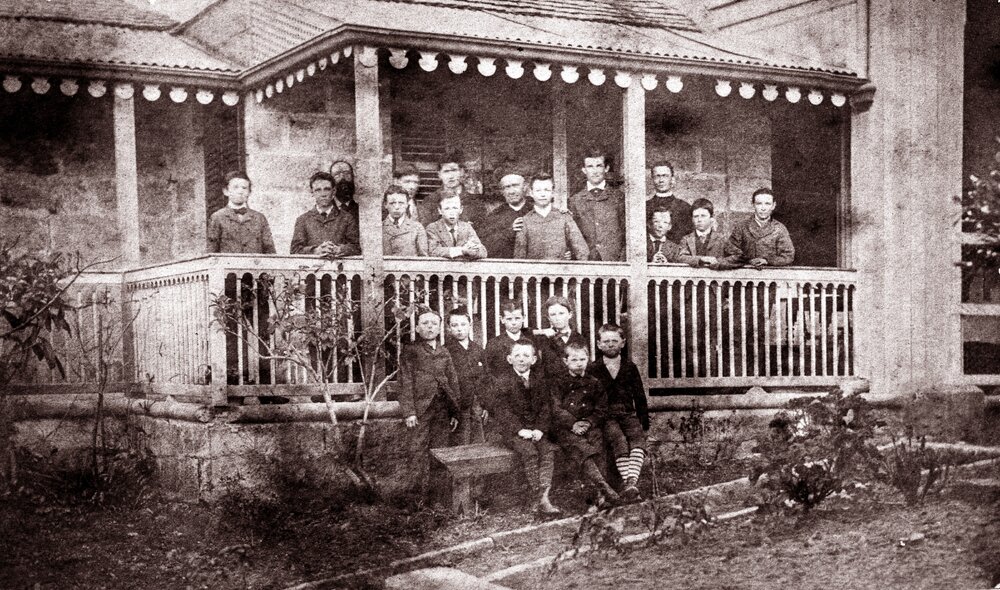 Jesuits and Students, Saint Ignatius' College Riverview 1880